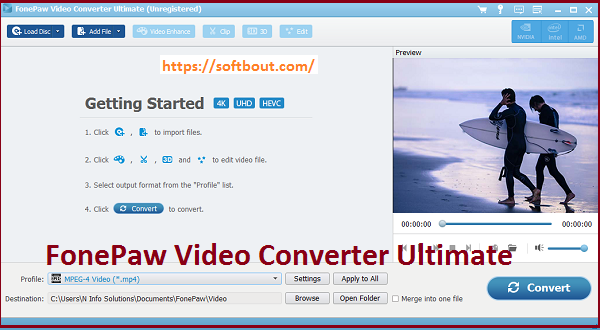 FonePaw Video Converter Ultimate 8.2 instal the last version for windows